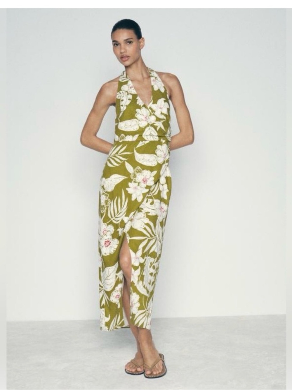 Zara women’s halter dress XS NWT
